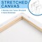 Stretched Canvas for Painting, 8 Pack 9x12 Inch Canvas Value Pack ,Primed Acid-Free Cotton Blank Canvases, Painting Canvas for Oil & Acrylic Paint.